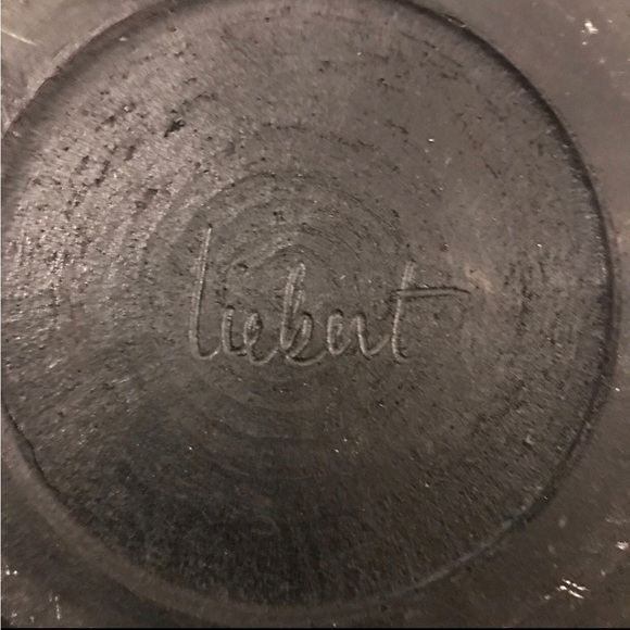 Gay Liebert Studio Art Pottery Raku Bowl 11.25" Copper Iridescent Signed - Picture 11 of 12